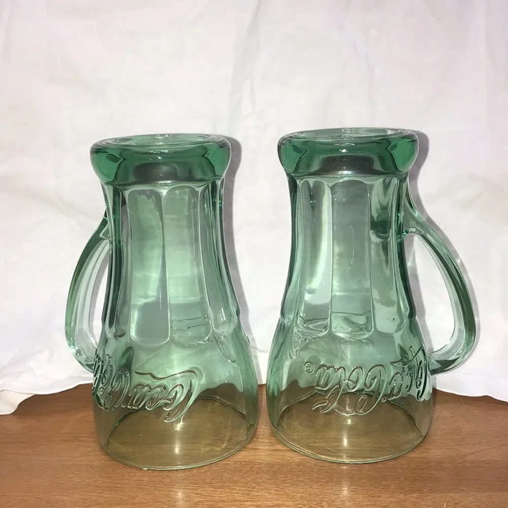 Vintage Heavy Duty COCA COLA handled glasses - Picture 9 of 9